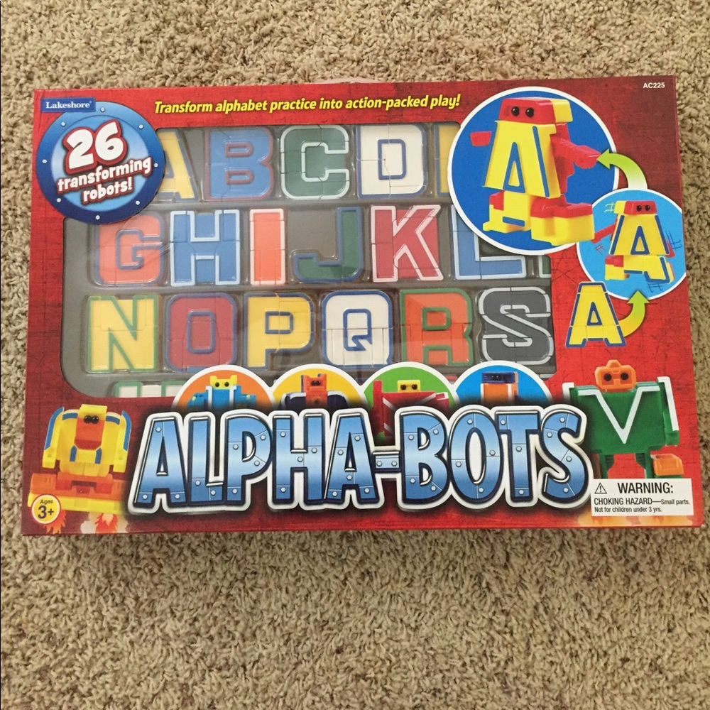 Lakeshore Alphabots Transformers